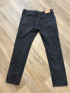 Kith jeans men’s 34x30 black dark wash Varick Slim tapered stretch pants